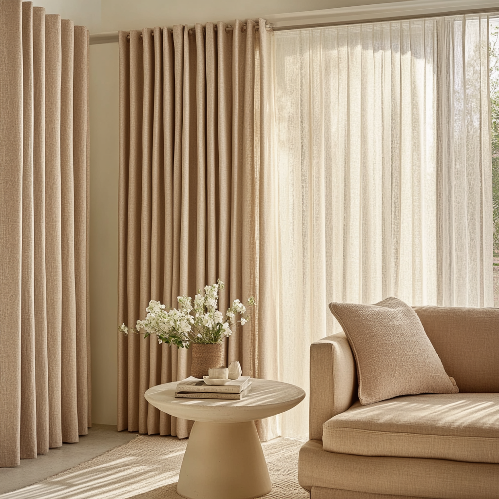 Florence Linen Blend Drapes Grommet