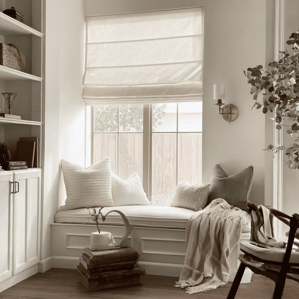 Florence Linen Roman Shade