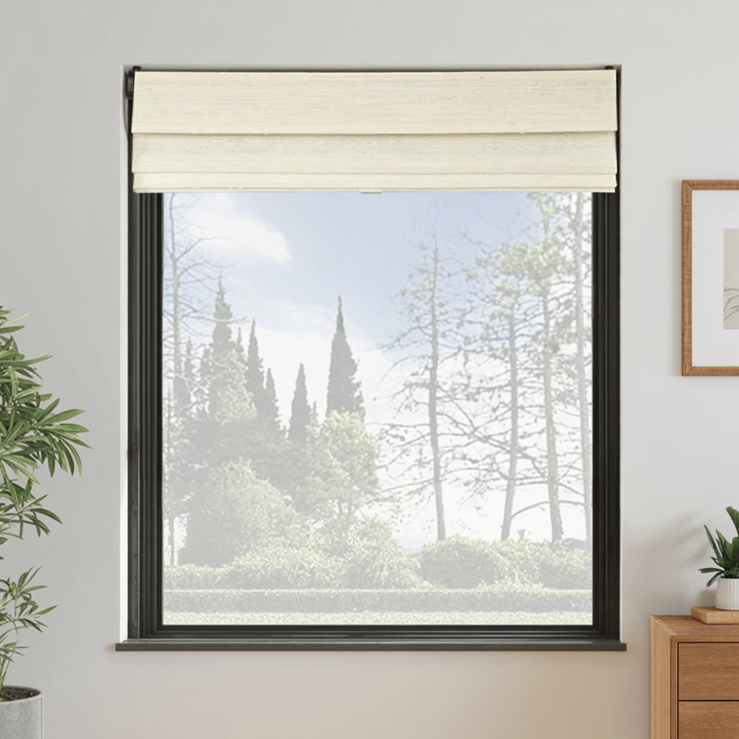 Natural  Ramie Woven Shade | Coconut White