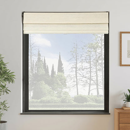 Natural  Ramie Woven Shade | Coconut White