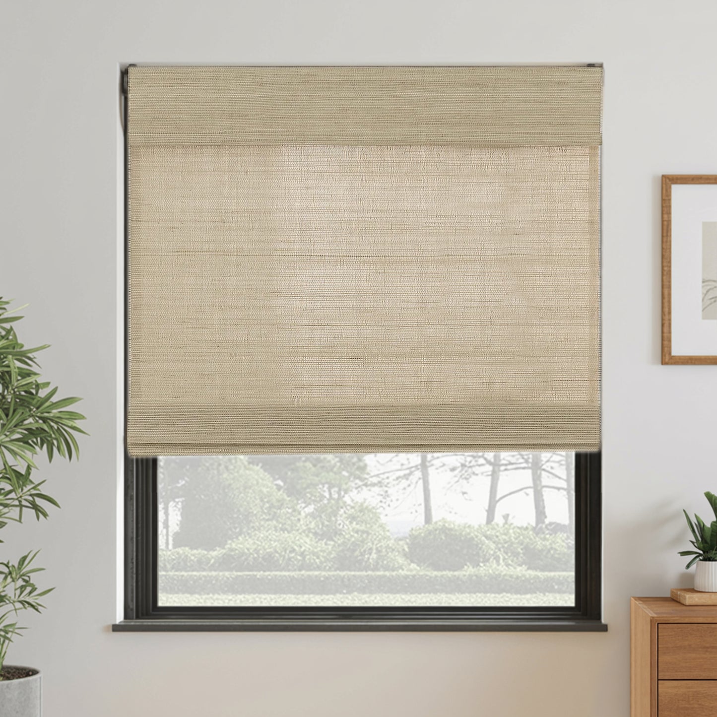 Natural Ramie Woven Wood Blinds & Shades | Ginkgo