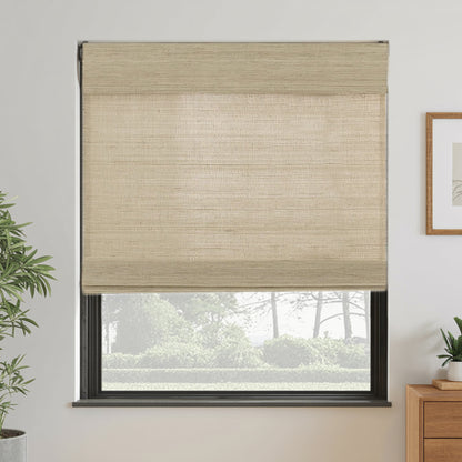 Natural Ramie Woven Wood Blinds & Shades | Ginkgo