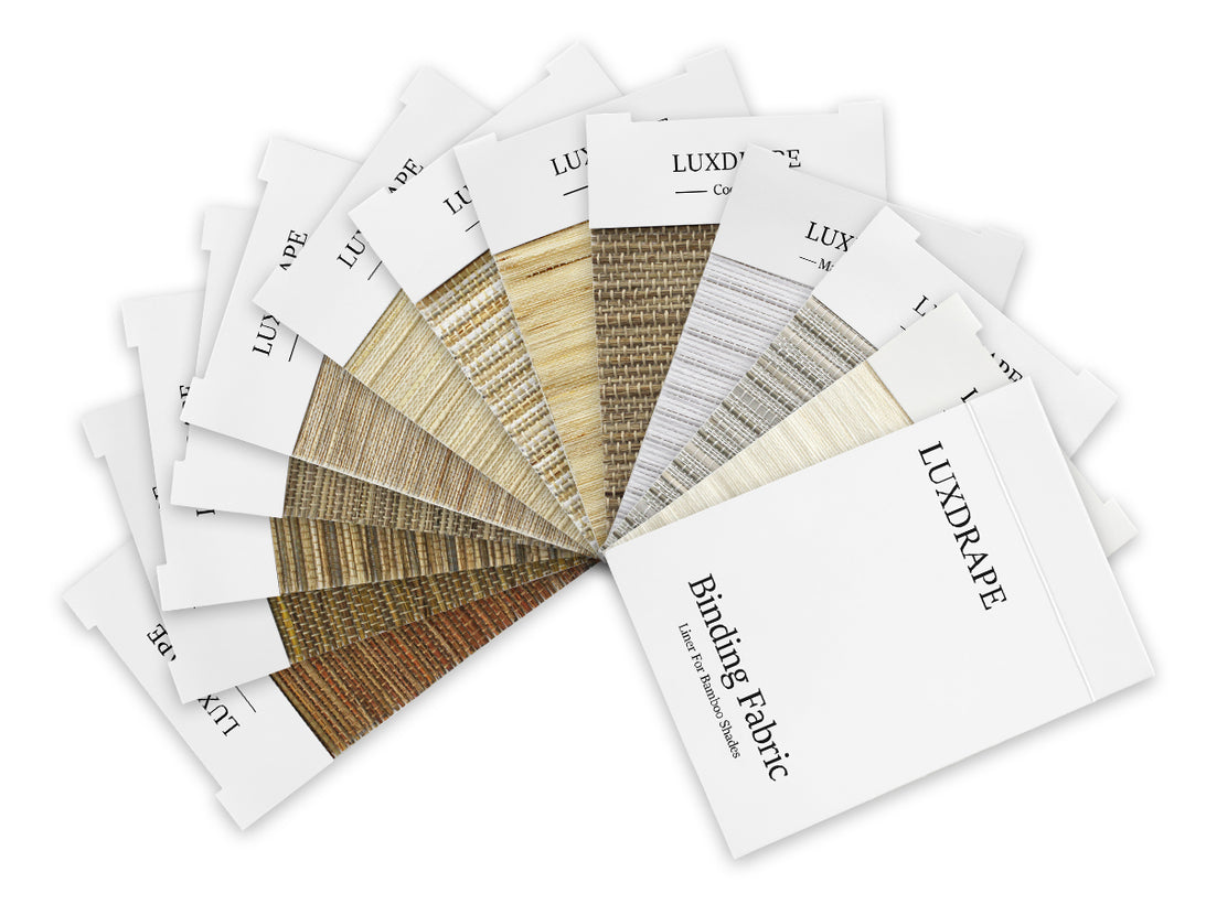 Natural Ramie & Jute Woven Shade Swatches Kits