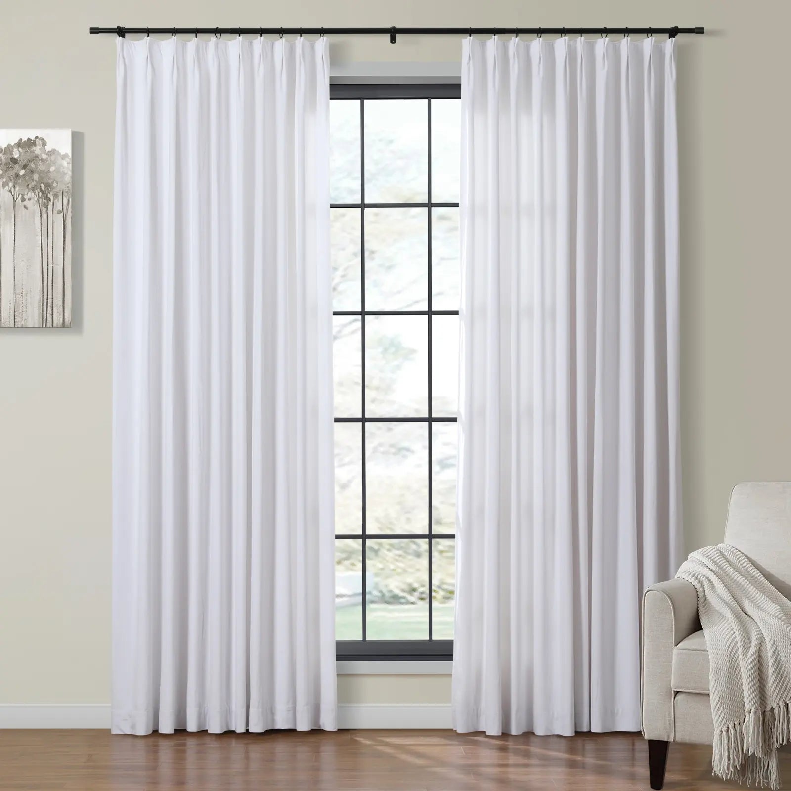 Velmor Velvet Drapes Pleated