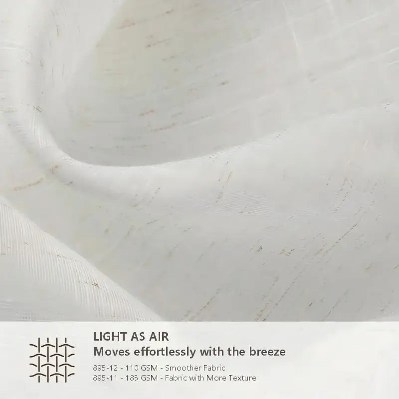 Auriel Beige Sheer Curtains Drapes Pleated LuxDrape