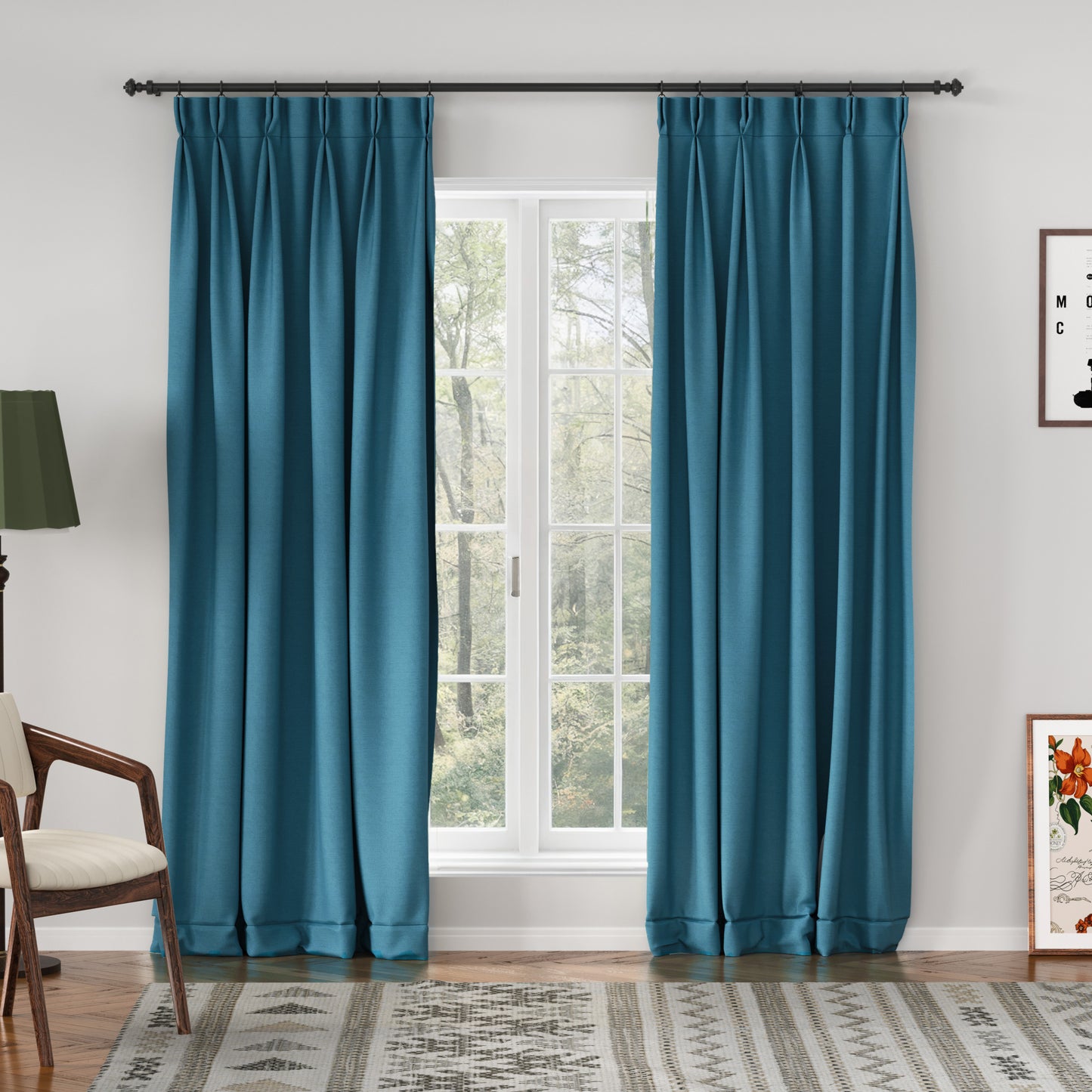 Breeza Cotton Drapes Pleated