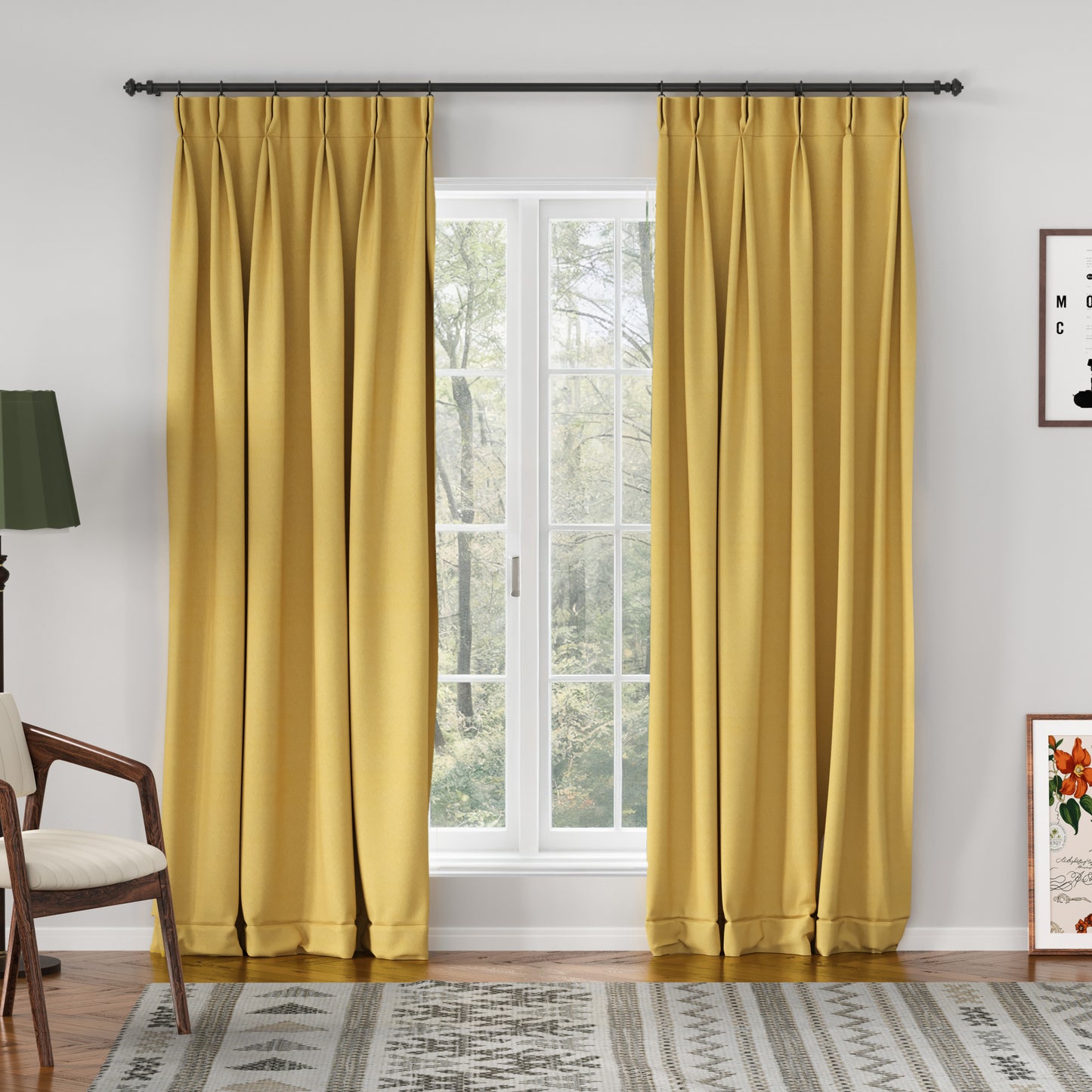 Breeza Cotton Drapes Pleated