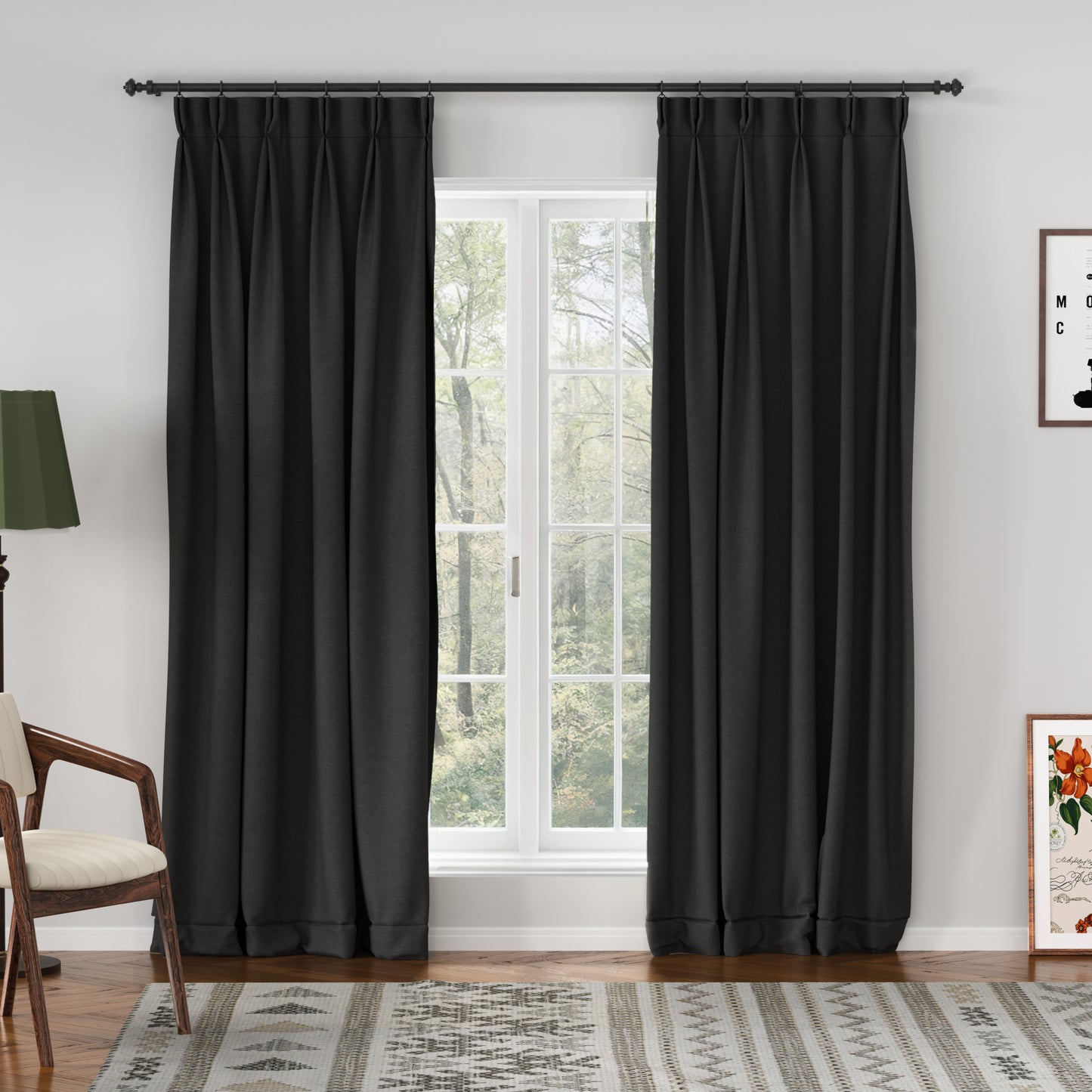 Breeza Cotton Drapes Pleated