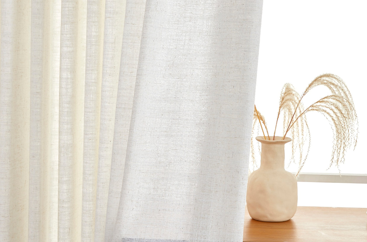 Linen Pinch Pleat Drapes for Effortless Sophistication