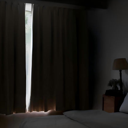 Breeza Cotton Thermal Insulated Lining Curtains Pinch Pleated Drapes - LuxDrape